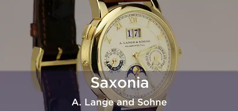  Saxonia A. Lange and Sohne